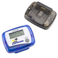 Translucent Pedometers w/ Belt Clip